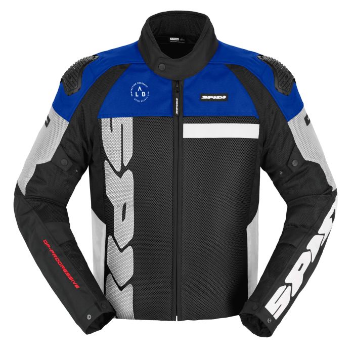 Spidi Progressive Net Windout Jacket White Light Blue Size 2XL