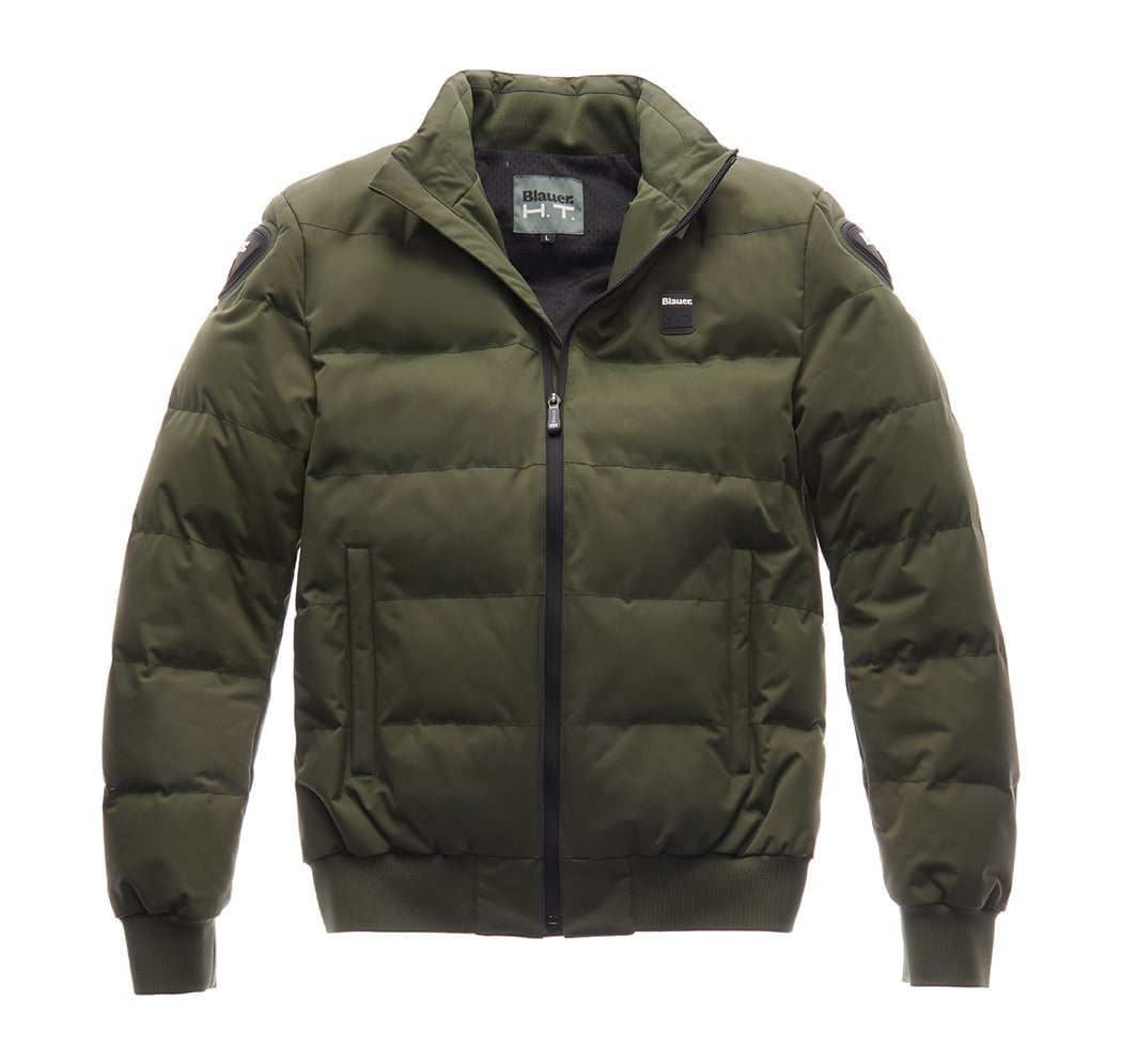 Blauer Jacket College Jacket Solid Green Size 2XL
