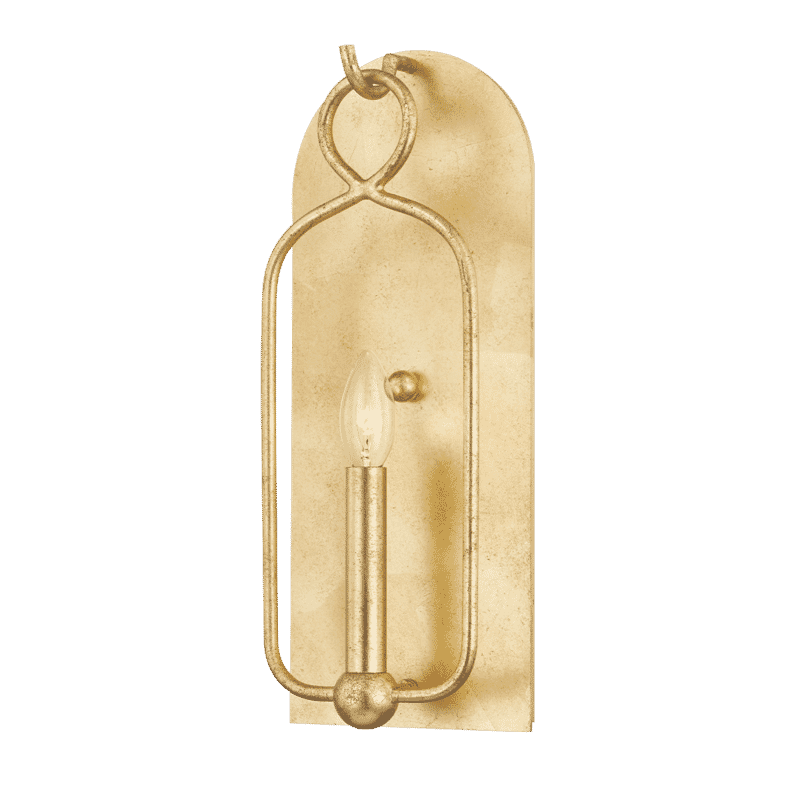 Mitzi Mallory Wall Sconce in Gold Leaf