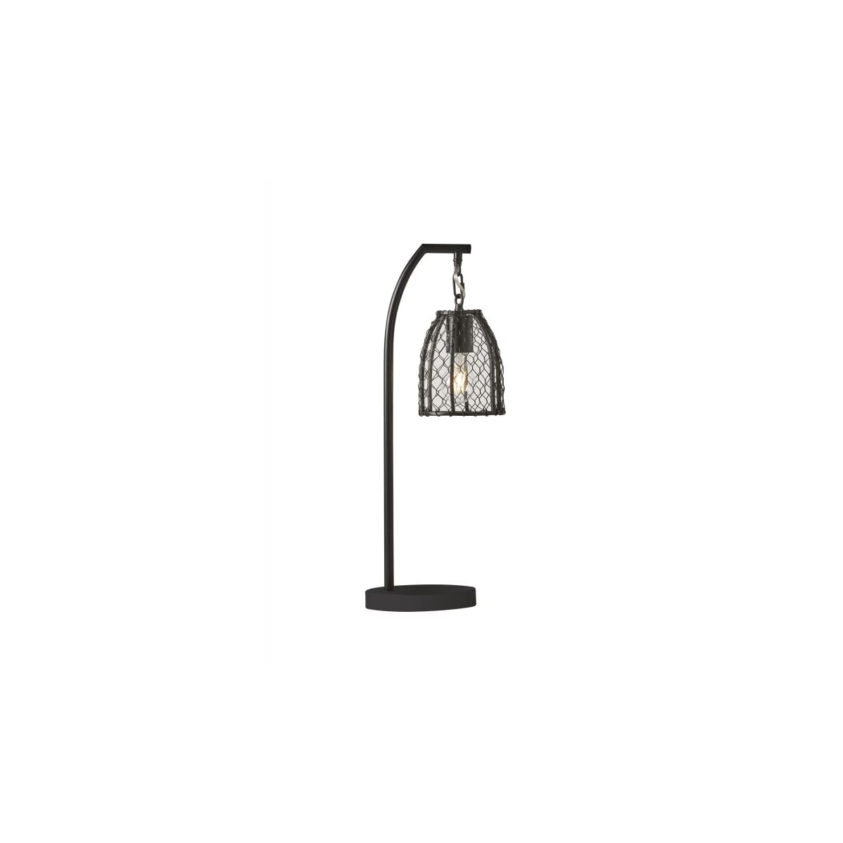 Table Lamp in Flat Black