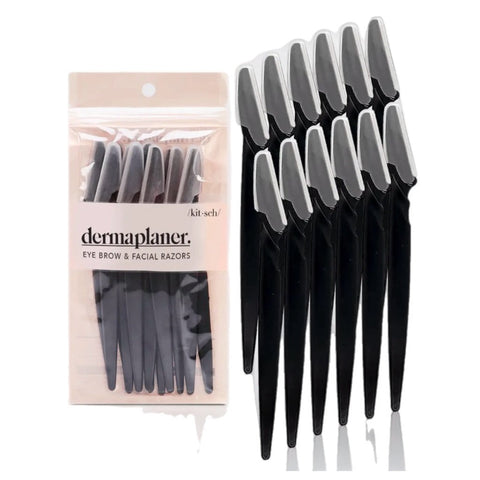 Kitsch Dermaplaner 12 Pack - Black