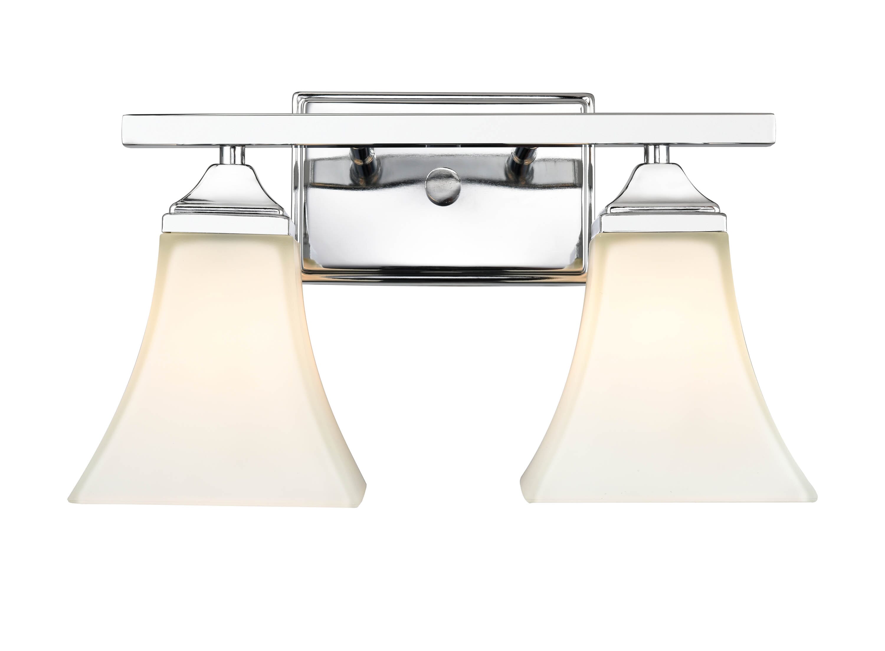 Millennium 2-Light Bathroom Vanity Light in Chrome