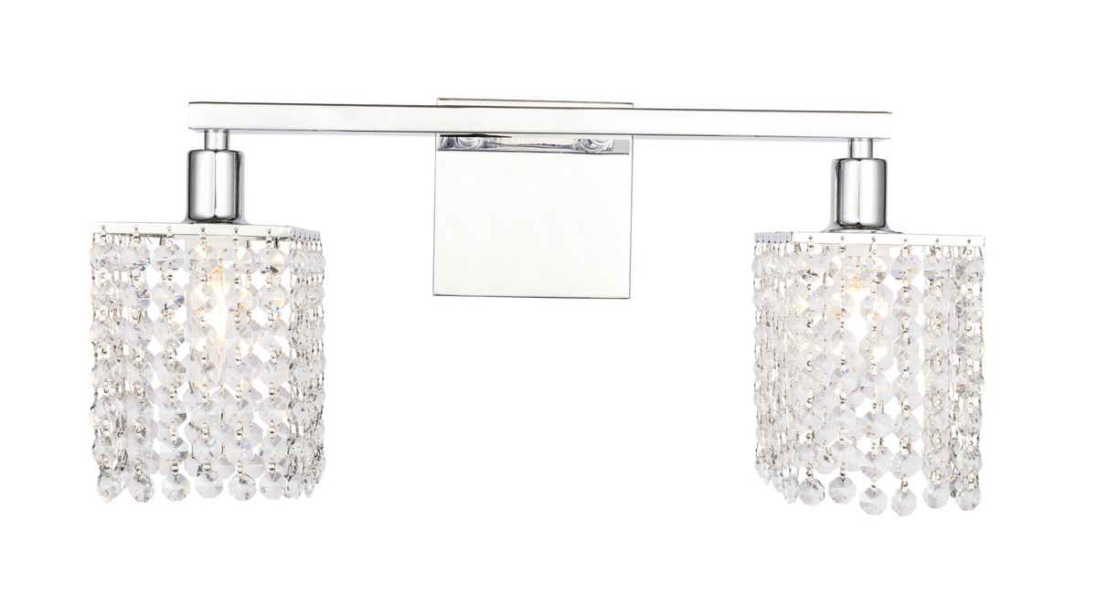 Phineas 2-Light Wall Sconce in Chrome
