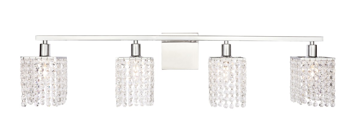 Phineas 4-Light Wall Sconce in Chrome