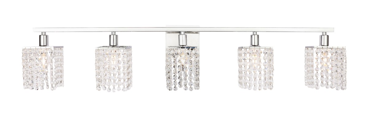Phineas 5-Light Wall Sconce in Chrome