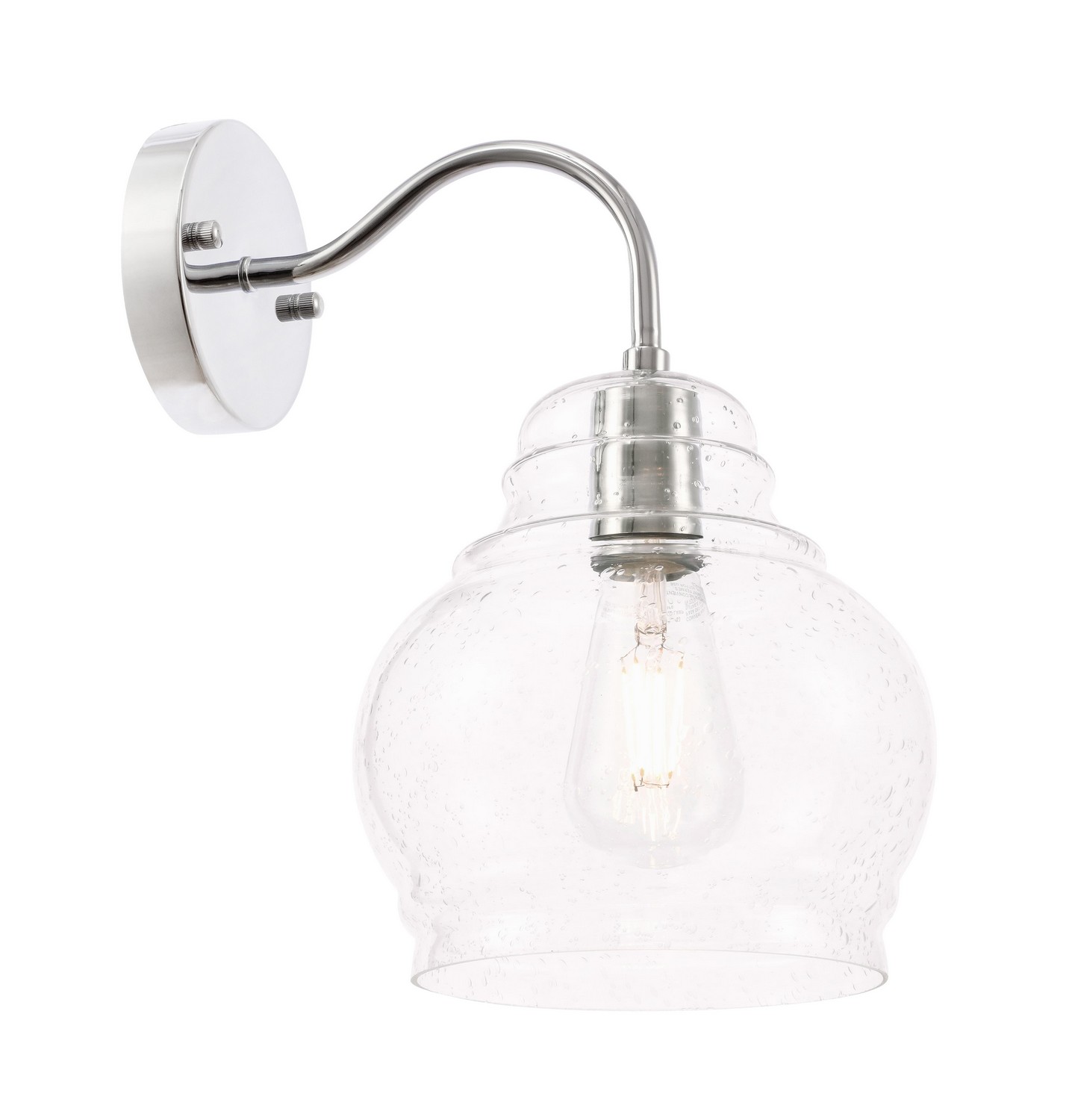 Pierce 1-Light Wall Sconce in Chrome