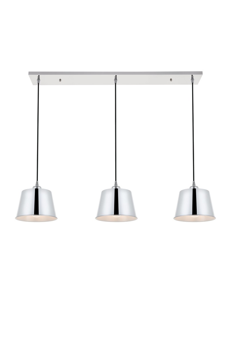 Nota 3-Light Pendant in Chrome