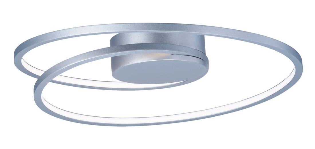 ET2 Cycle 18.25" Flush Mount in Matte Silver