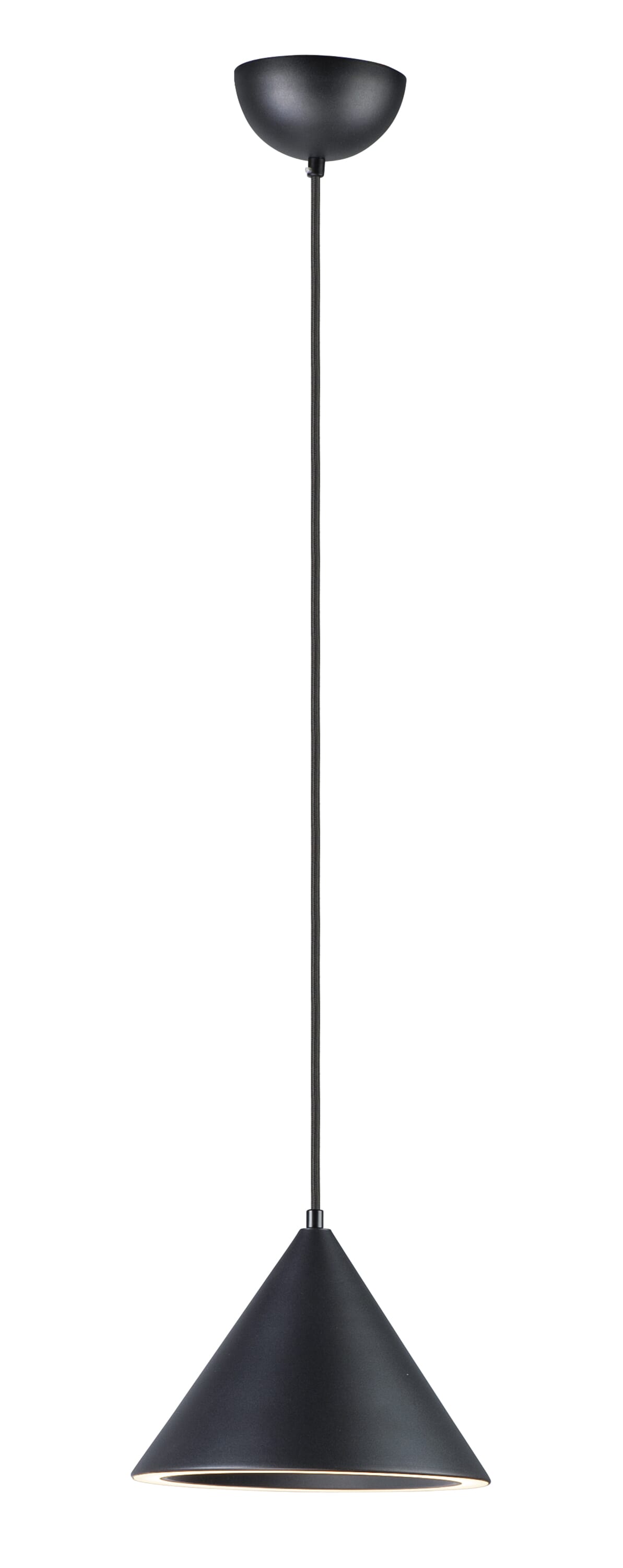 ET2 Lighting Abyss 7.25" LED Mini Pendant in Black