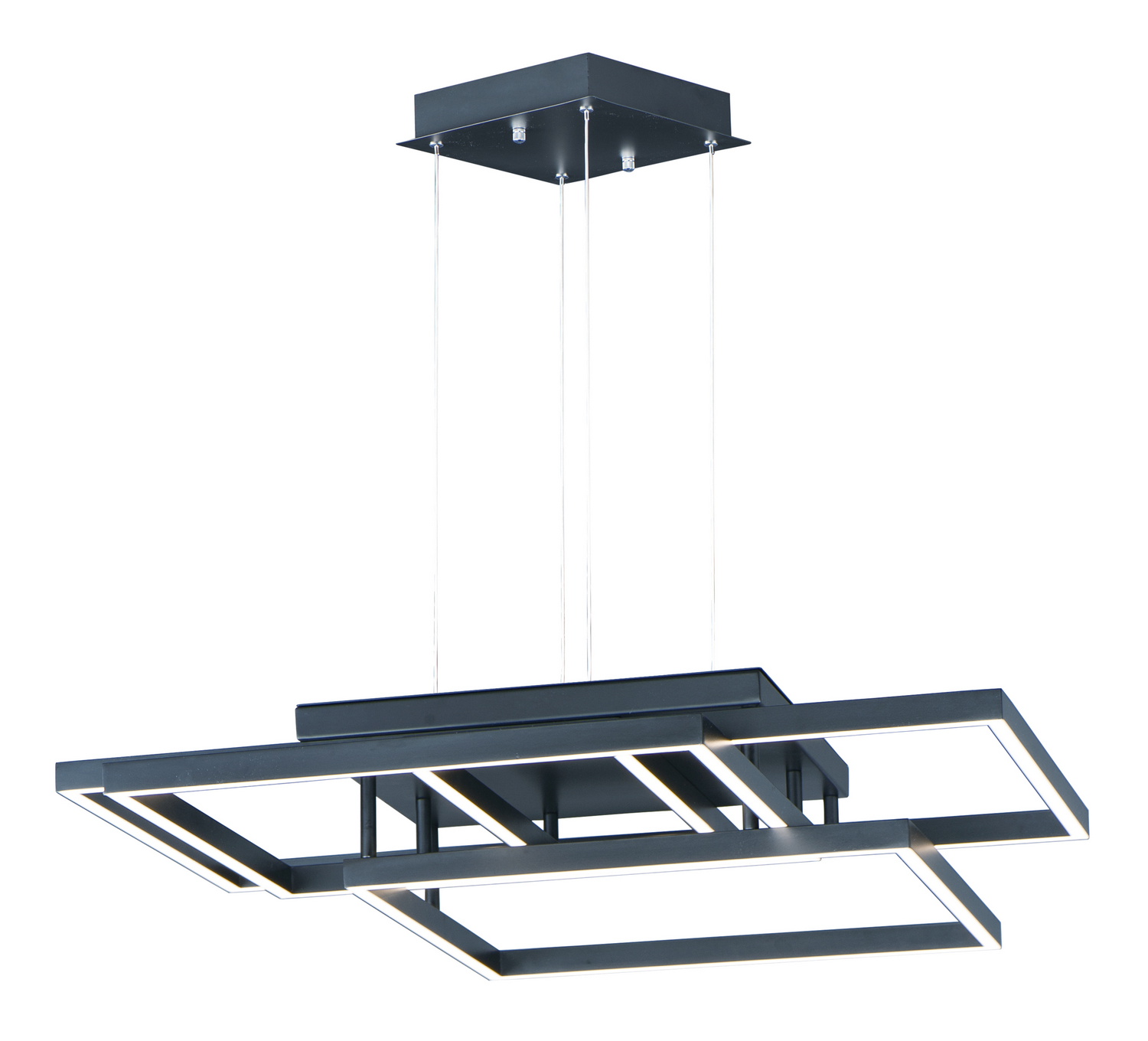 Traverse LED 1-Light LED Pendant in Black