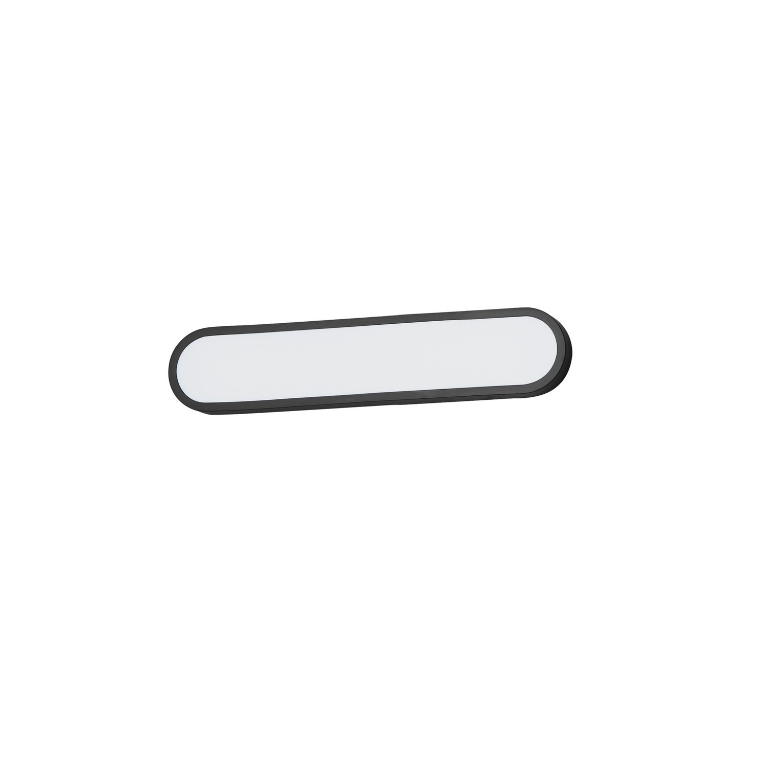Latitude 1-Light LED Bathroom Vanity Light Sconce in Black