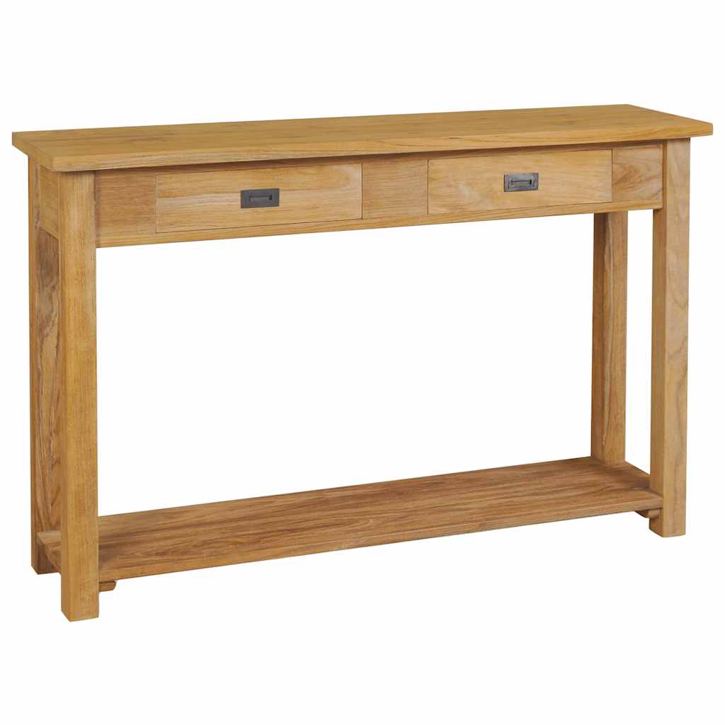 vidaXL Console Table Solid Teak 47.2"x11.8"x31.5"