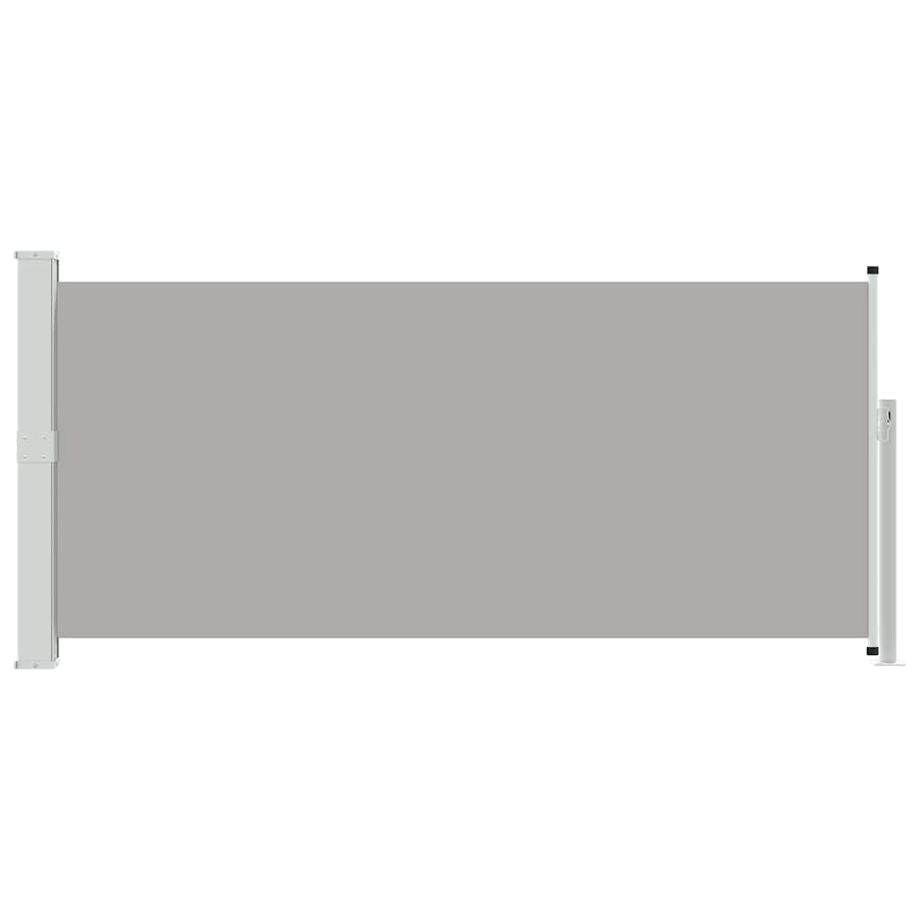 vidaXL Retractable Side Awning 55.1"x118.1" Gray