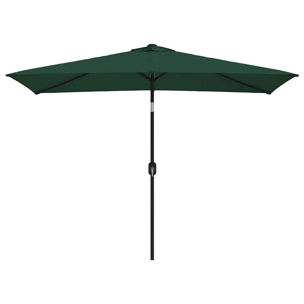 vidaXL Parasol 78.7"x118.1" Green Rectangular