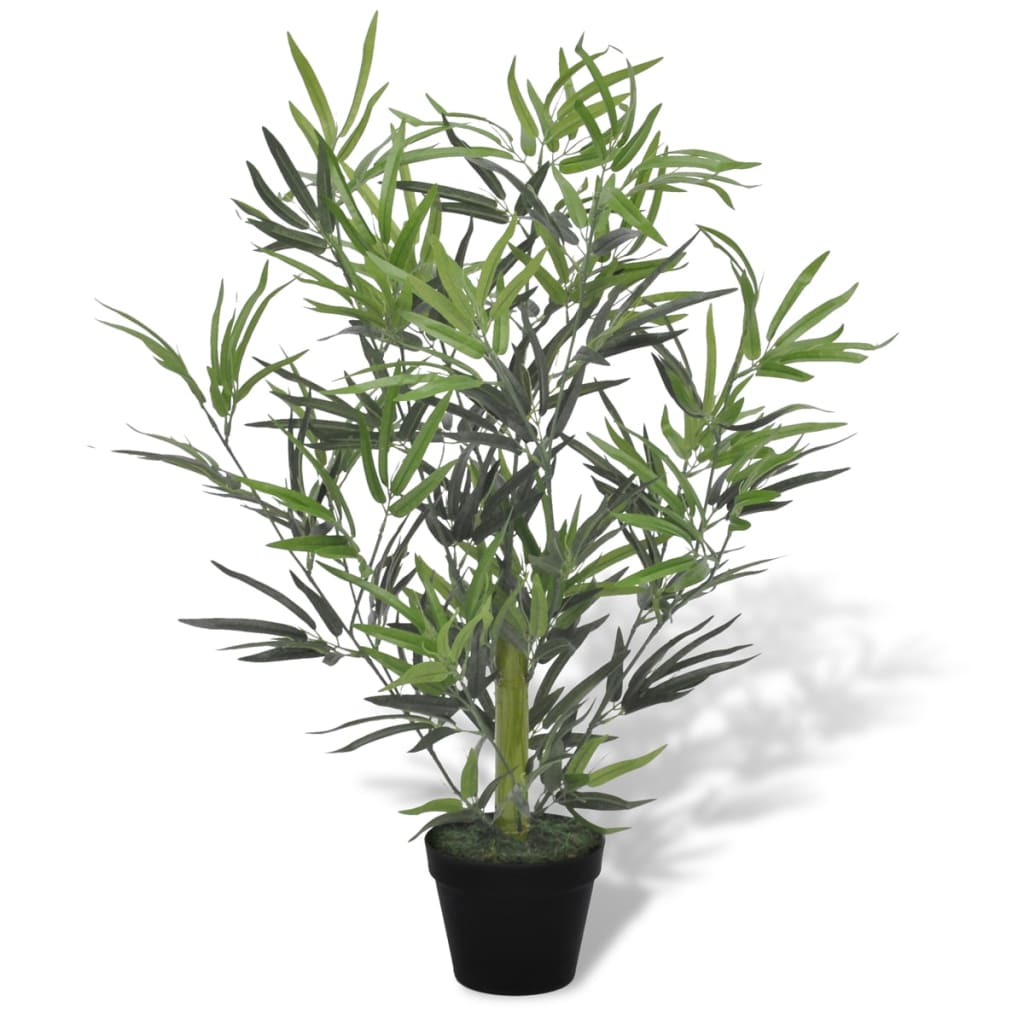 vidaXL Artificial Bamboo Tree with Pot 31"