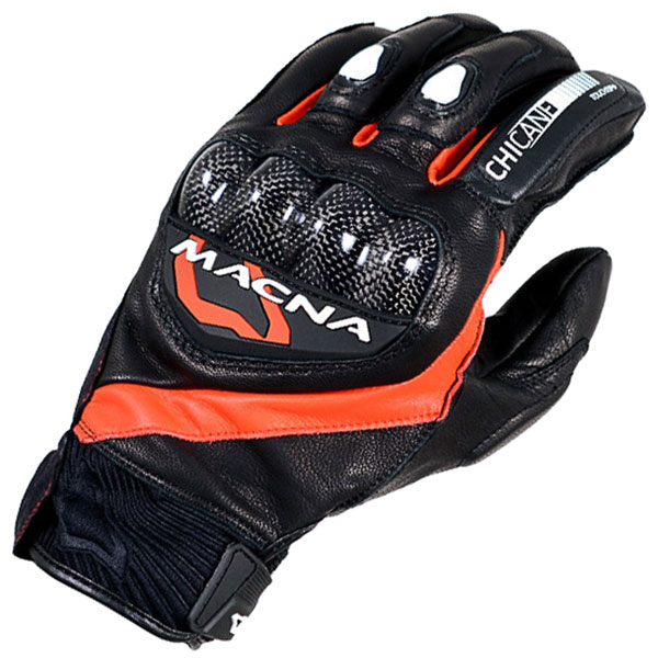 Macna Chicane Black Red Size S