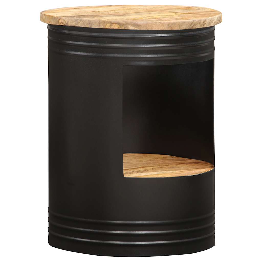 vidaXL Coffee Table 16.9"x21.7" Solid Mango Wood
