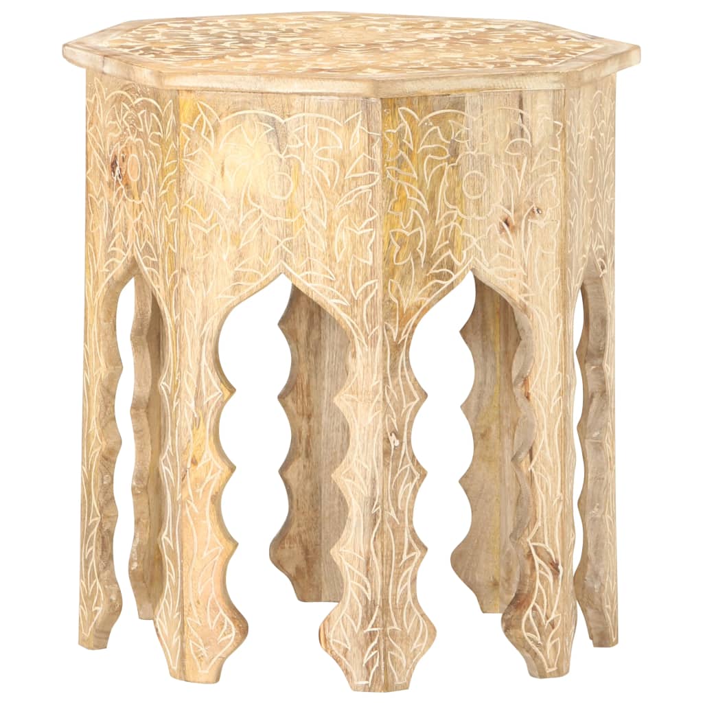 vidaXL Side Table Ã18.9" Solid Mango Wood
