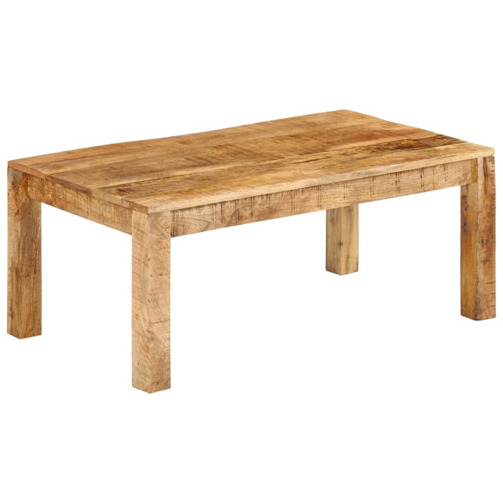vidaXL Coffee Table 39.4"x21.7"x15.7" Solid Wood Mango