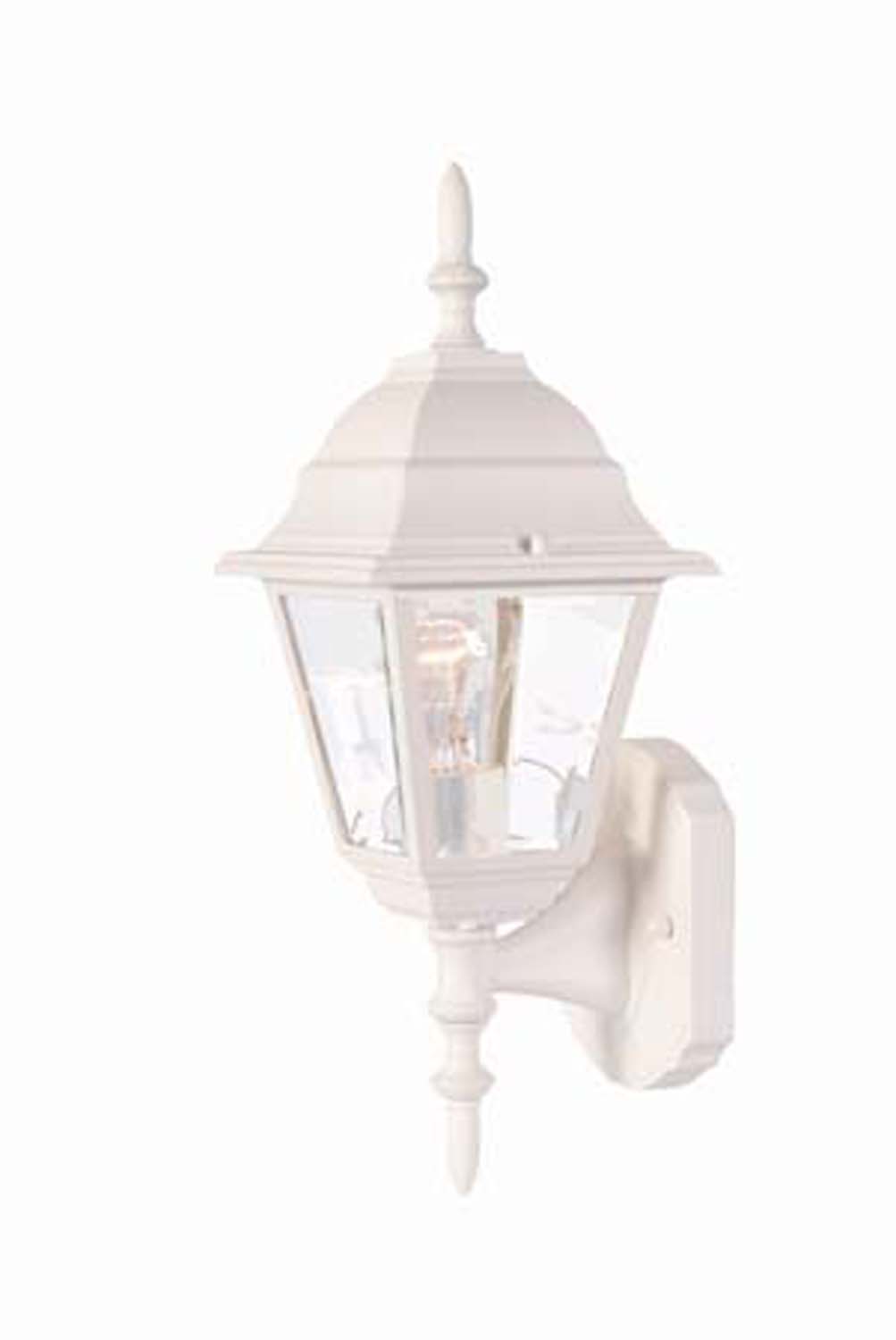 Builder's Choice 1-Light Textured White Wall Light