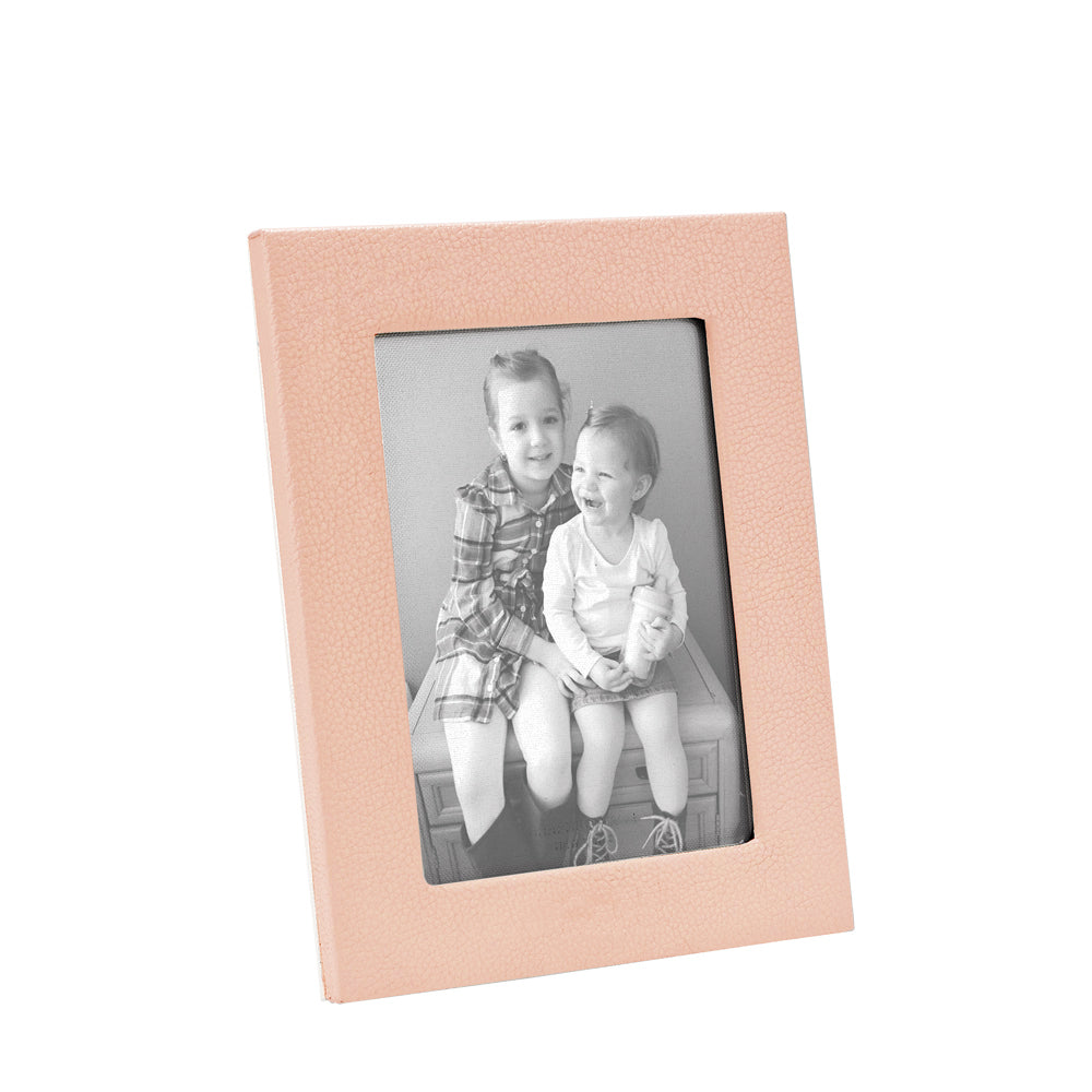 Graphic Image 5" x 7" Profile Studio Frame Blush Pebble Grain Leather