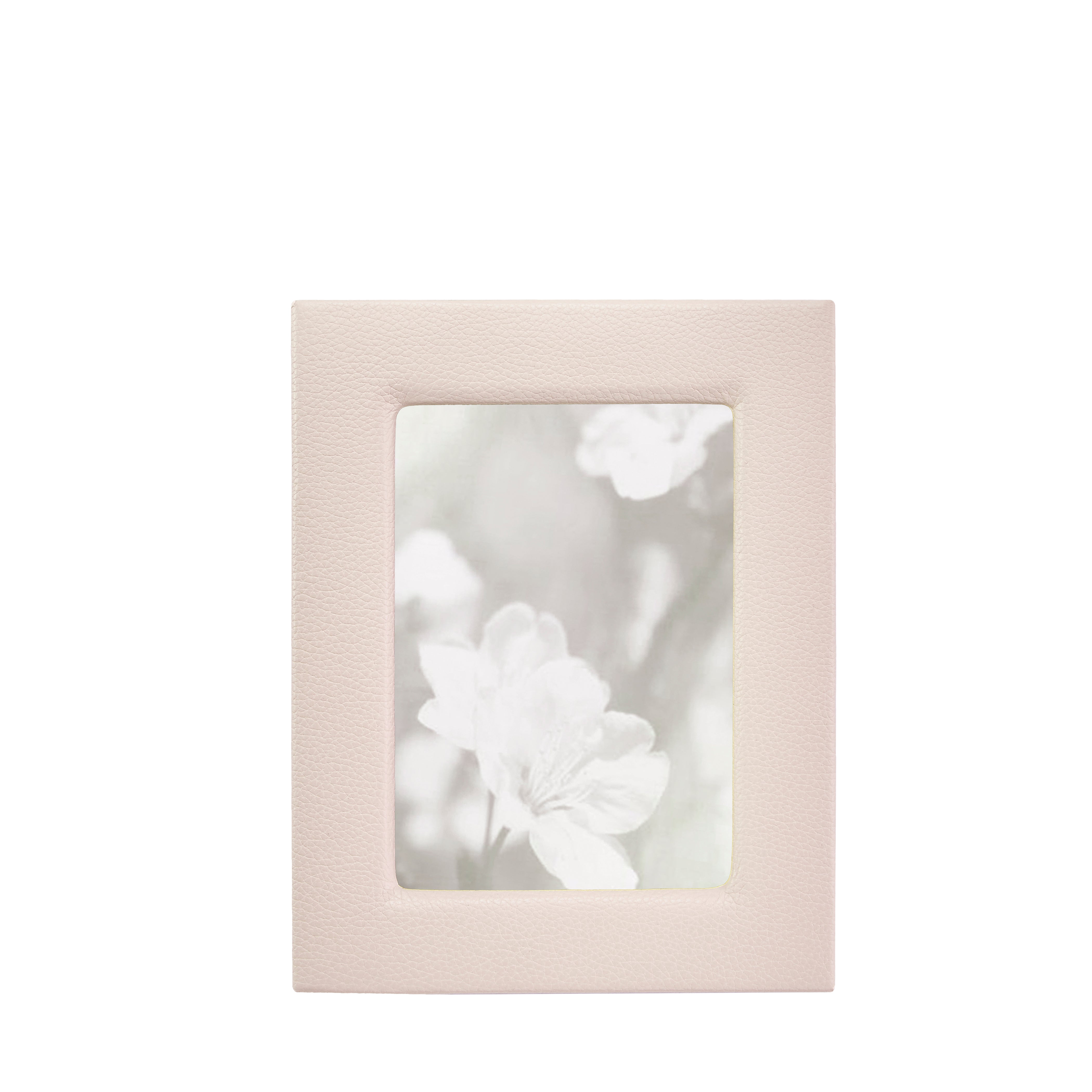 Graphic Image 5" x 7" Studio Frame Light Pink Pebble Grain Leather