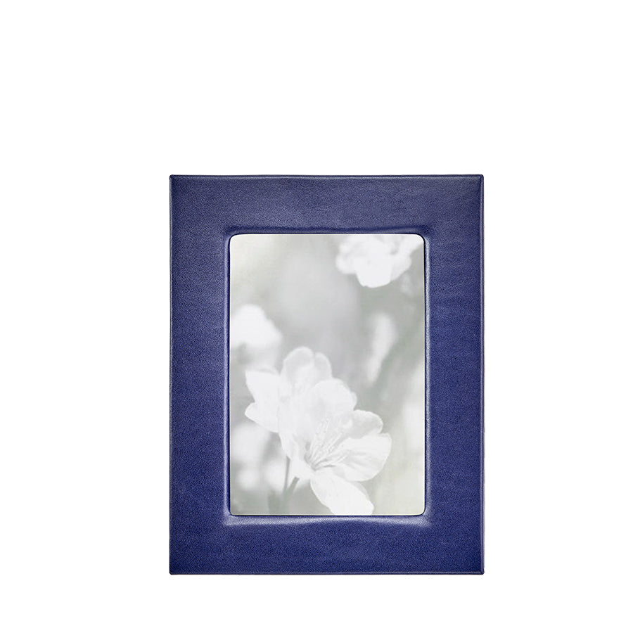 Graphic Image 5" x 7" Studio Frame Blue Traditional Leather