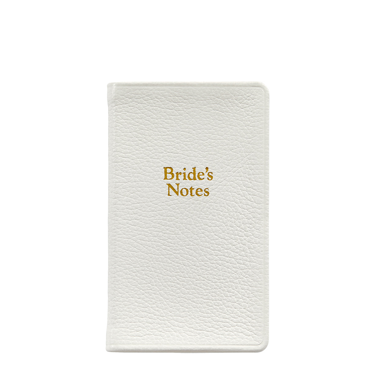 Graphic Image Bride's Notes White Full Grain Leather