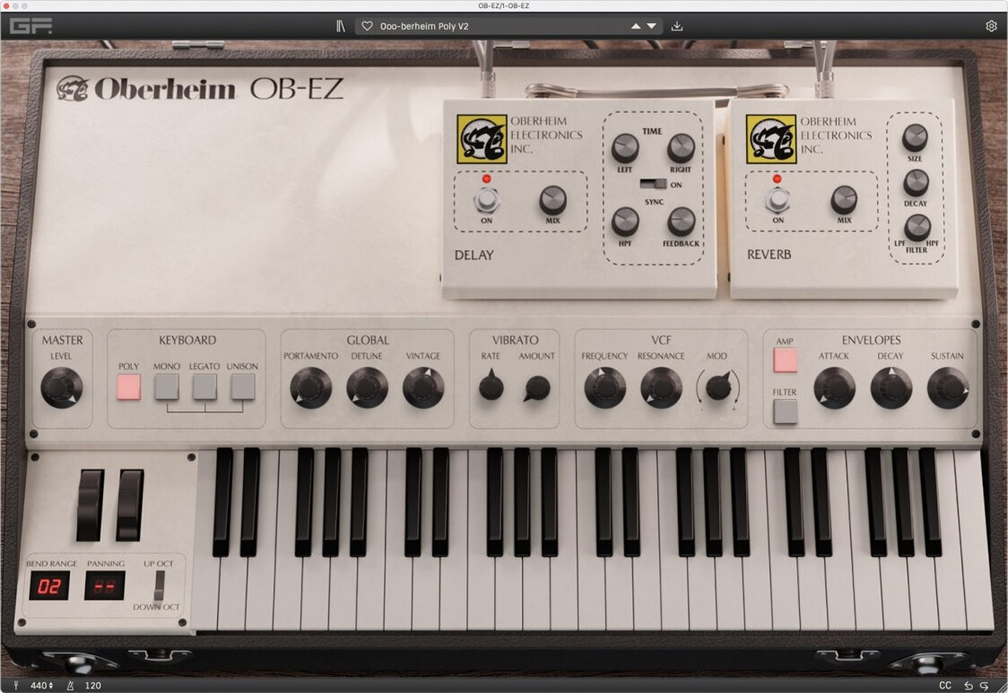 GForce Oberheim OB-EZ (Produit numérique)