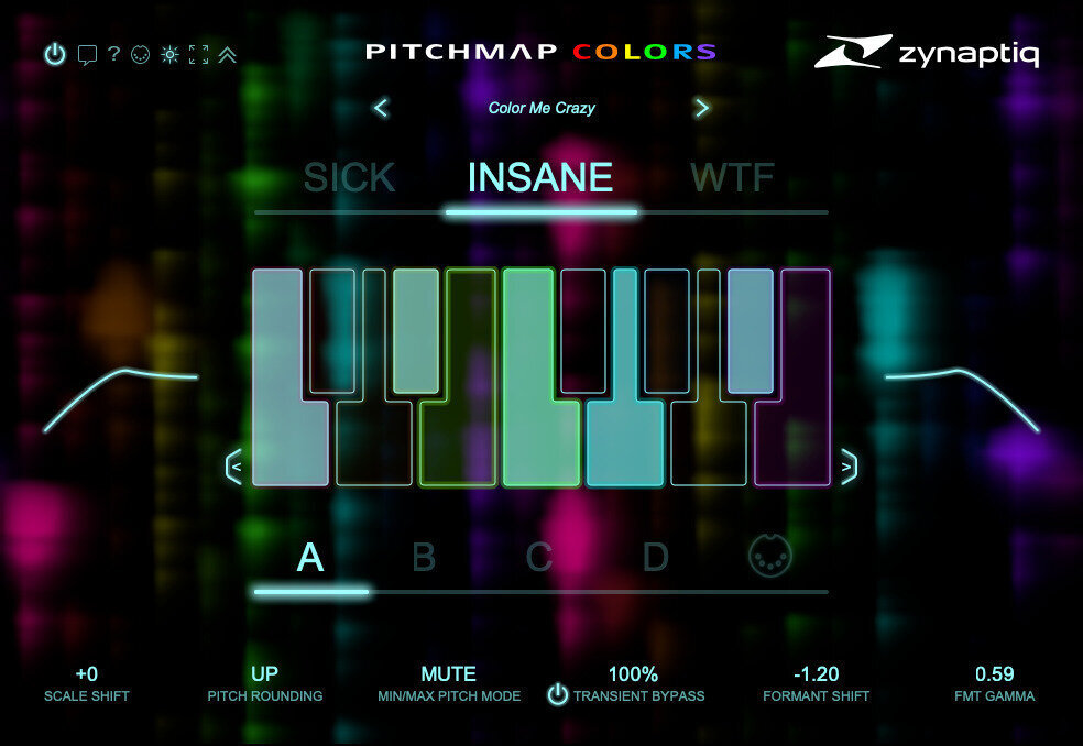 Zynaptiq PITCHMAP::COLORS (Produit numérique)