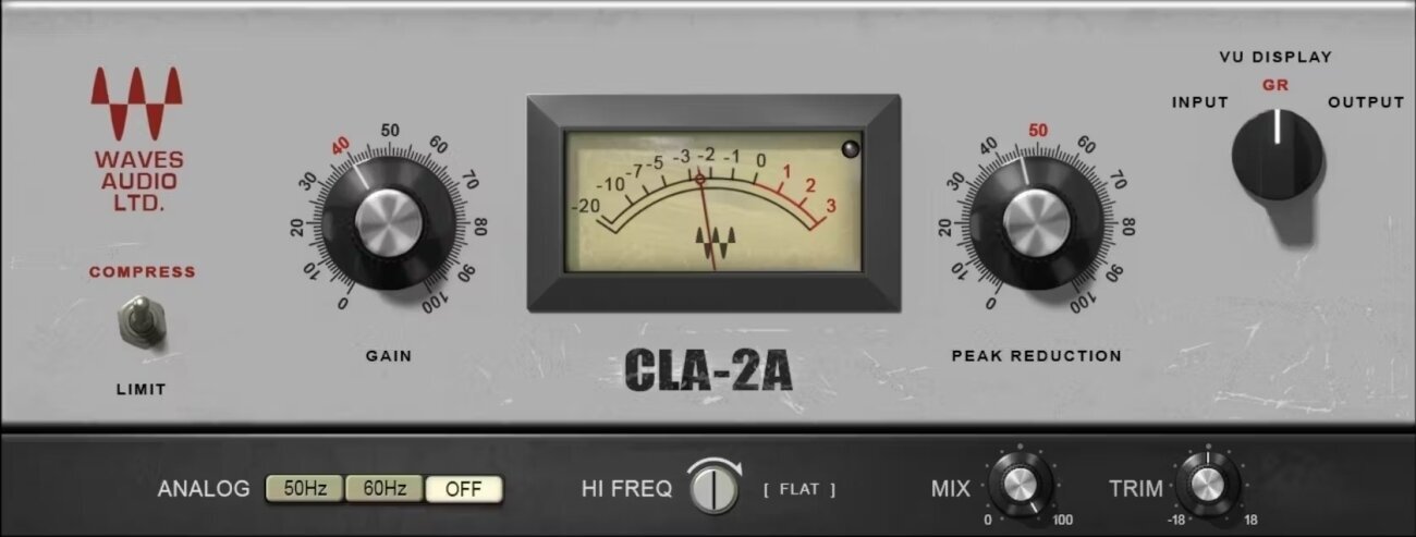 Waves CLA-2A Compressor / Limiter (Produit numérique)