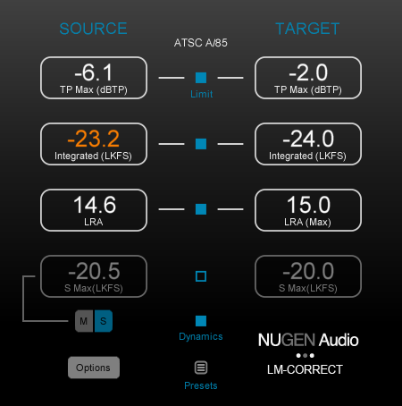 Nugen Audio LM-Correct 2 (Produit numérique)