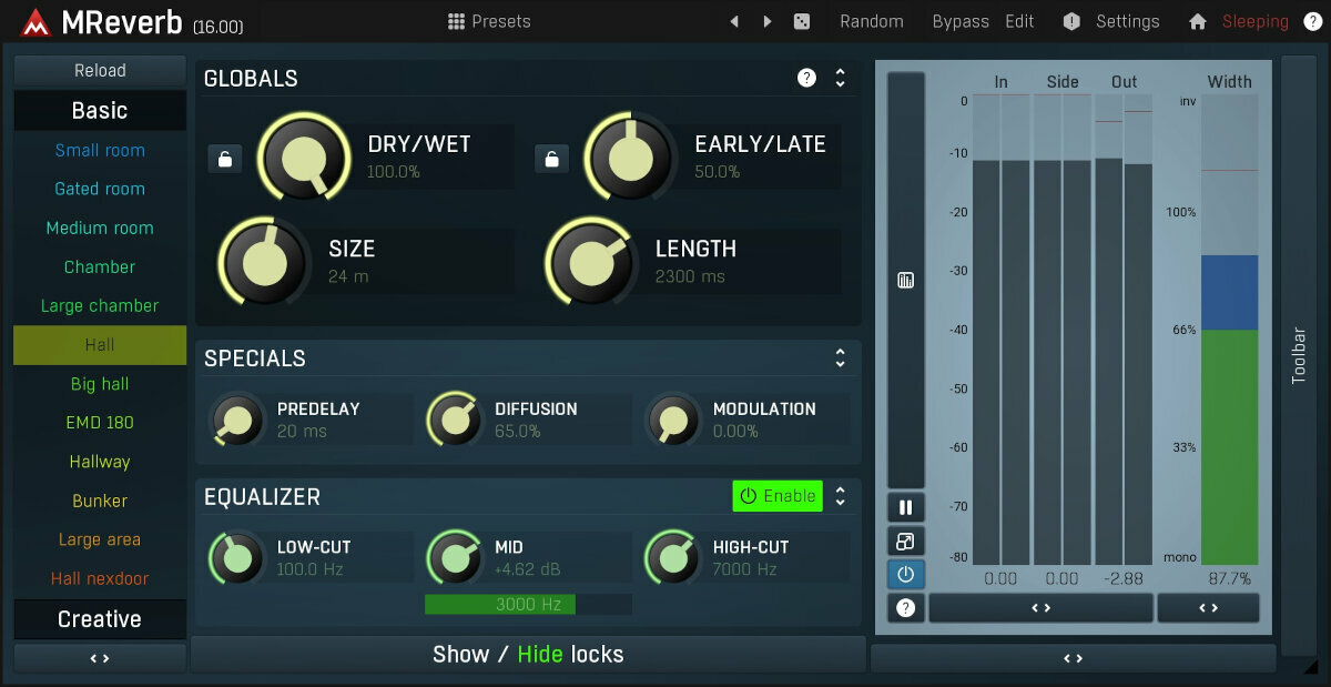 MELDA MReverb (Produit numérique)