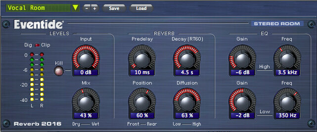Eventide 2016 Stereo Room (Produit numérique)