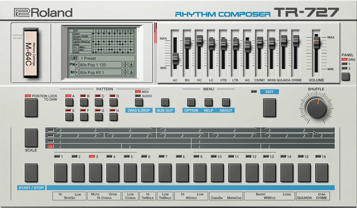 Roland TR-727 (Produit numérique)