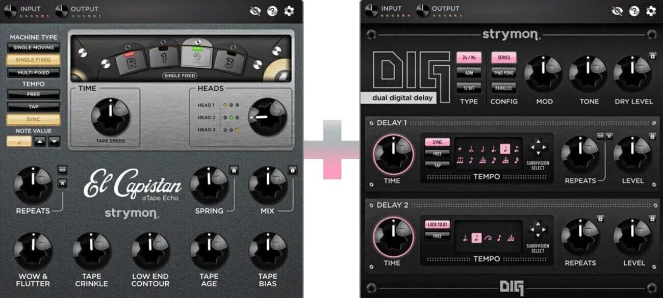 Strymon Echo Bundle: El Capistan & DIG (Produit numérique)