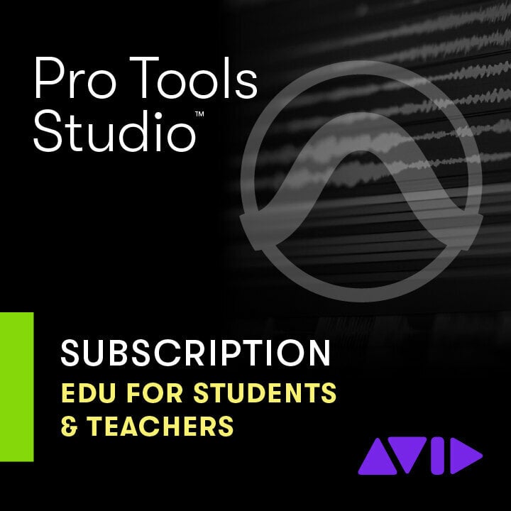 AVID Pro Tools Studio Annual New Subscription for Students & Teachers (Produit numérique)