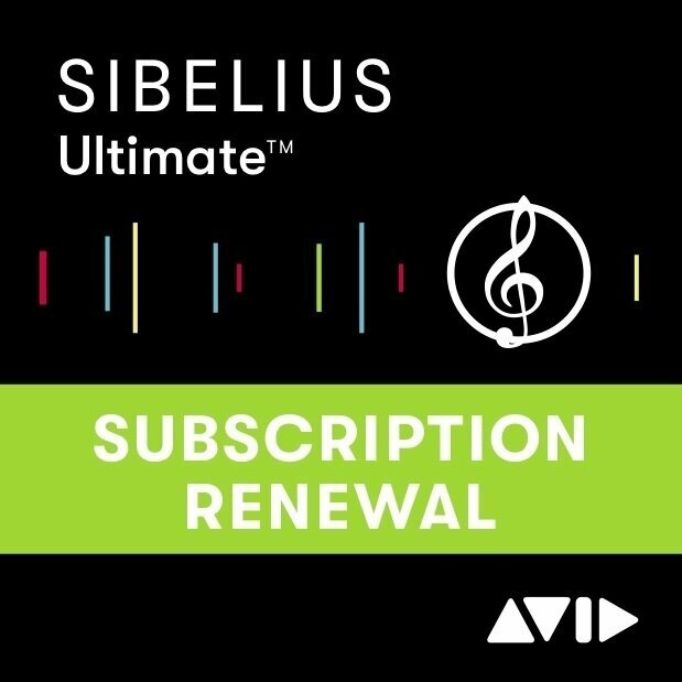 AVID Sibelius 1Y Updates+Support (Renewal) (Produit numérique)