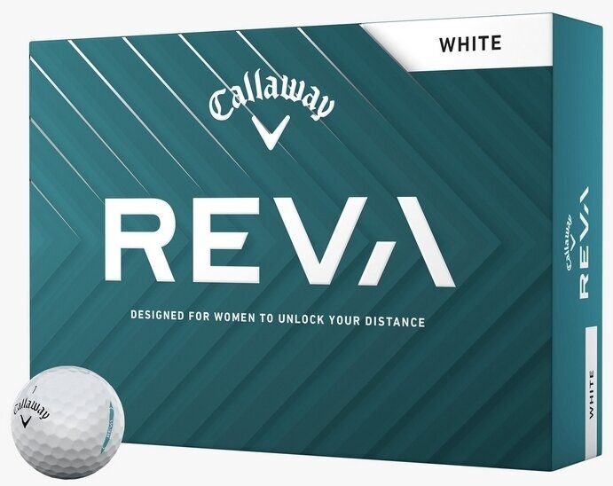 Callaway Reva 2025 White Basic Balles de golf