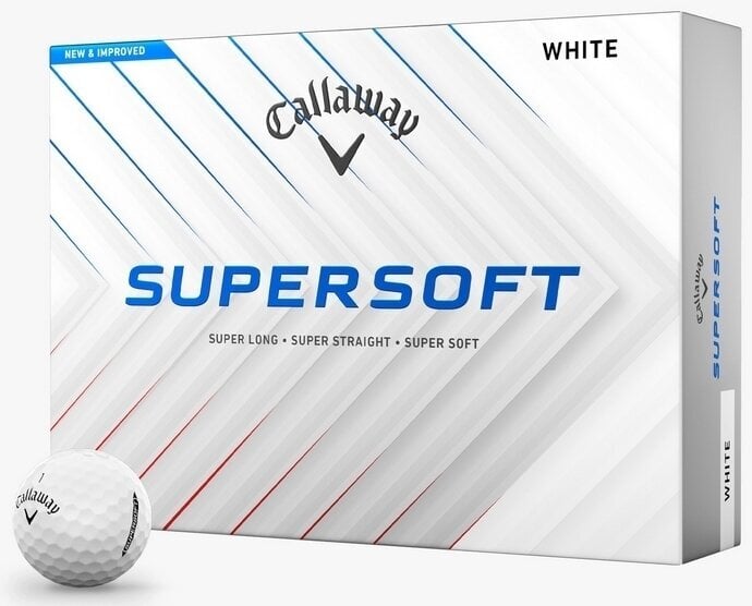 Callaway Supersoft 2025 White Basic Balles de golf