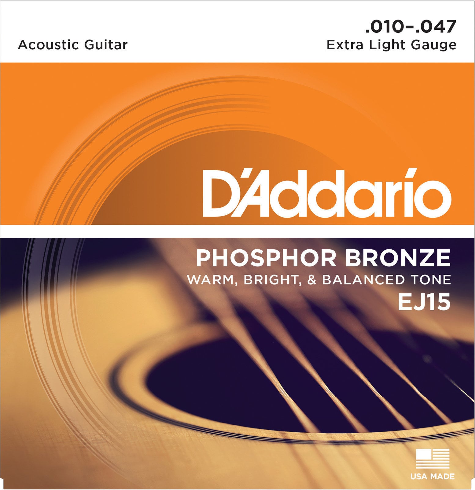 D'Addario EJ15 Cordes de guitares acoustiques