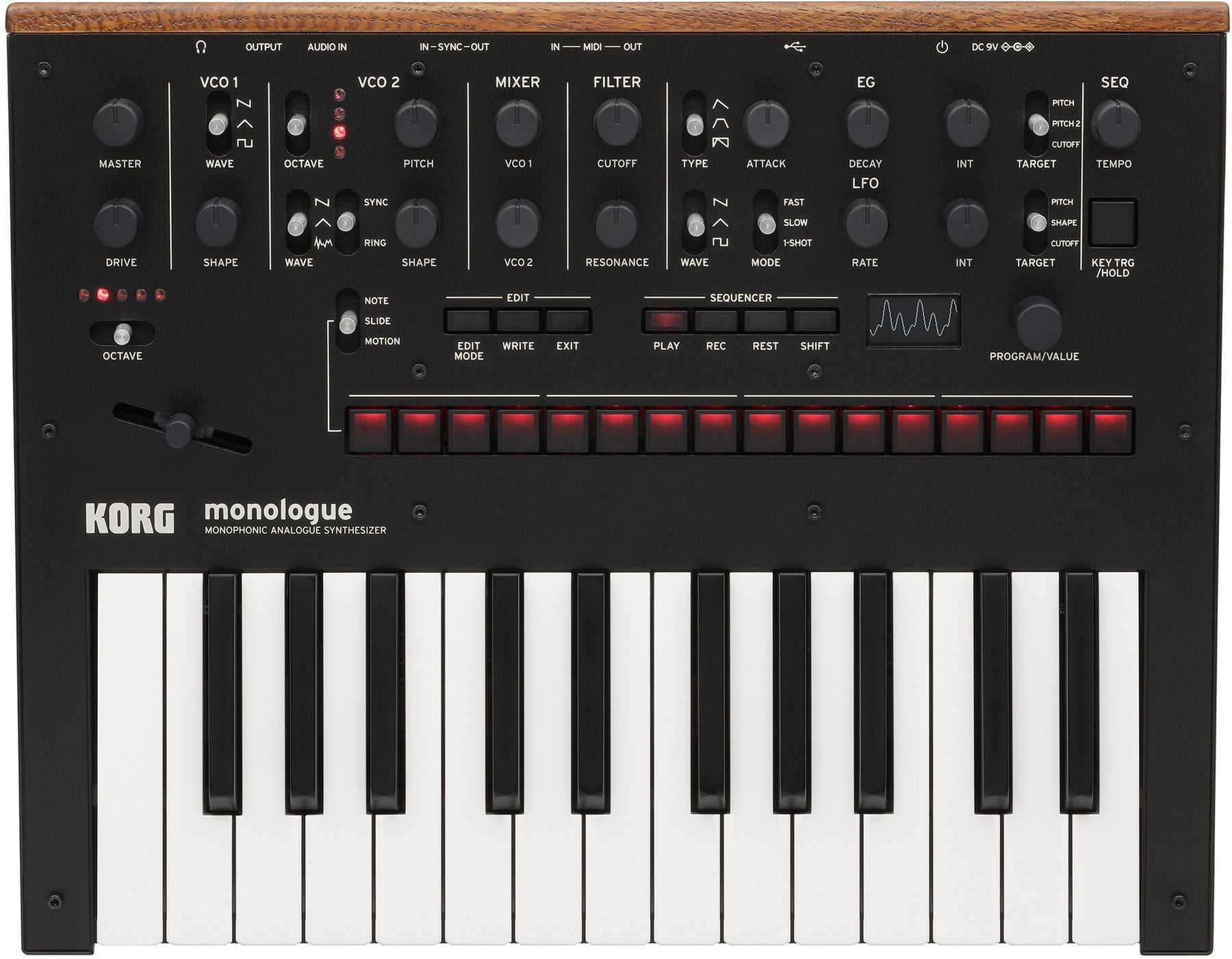 Korg Monologue Synthétiseur Black