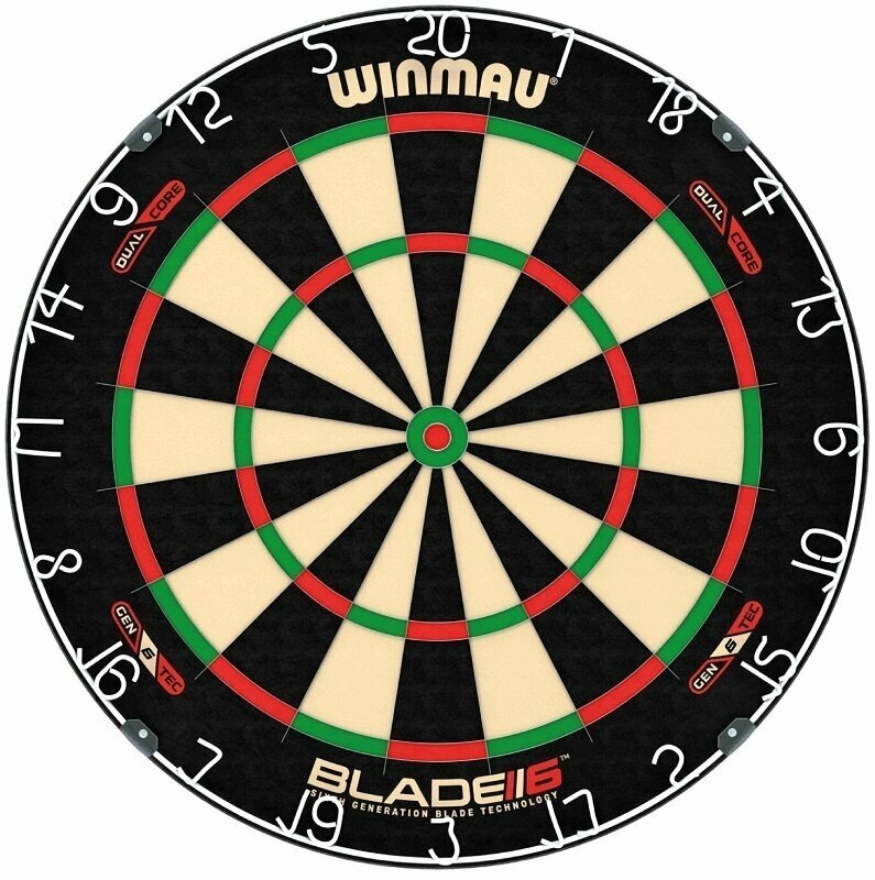 Winmau Blade 6 Dual Core Noir Cible