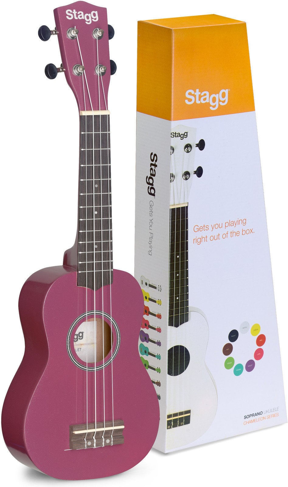 Stagg US Ukulélé soprano Violet