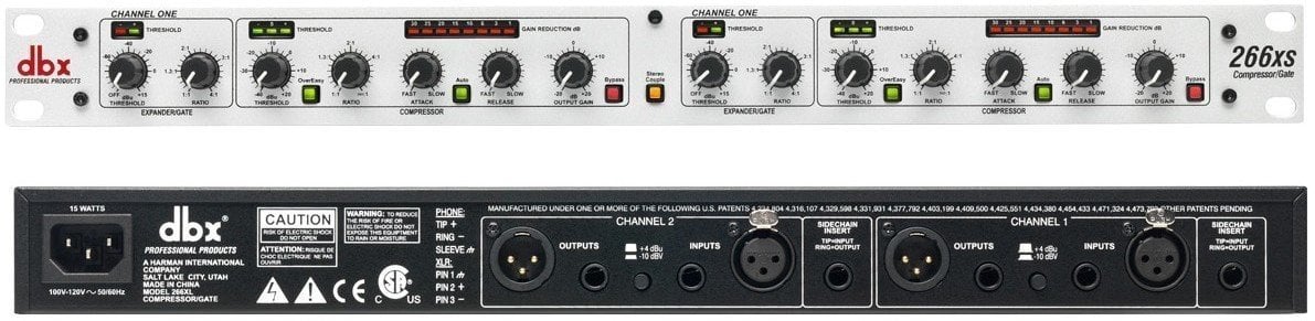 dbx 266XS Effet dynamique