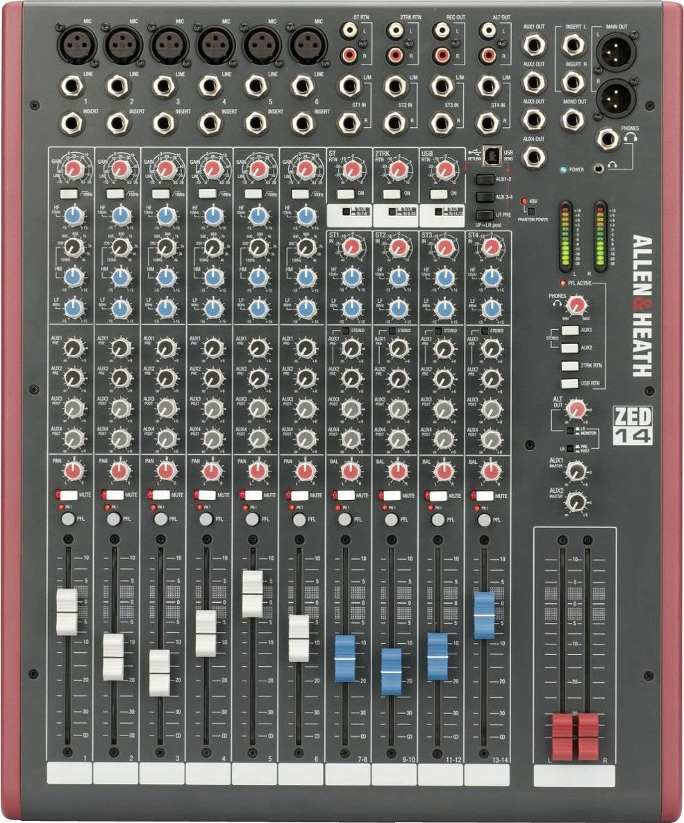 Allen & Heath ZED-14 Table de mixage analogique