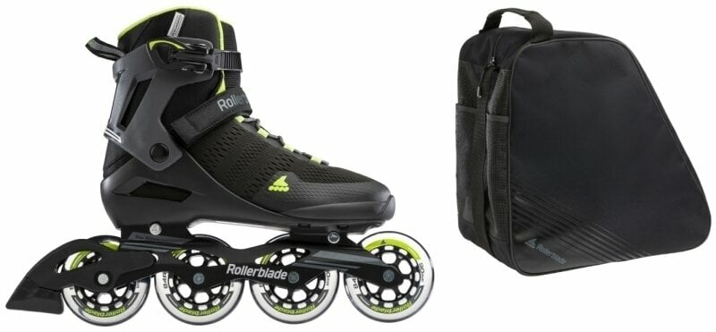 Rollerblade Spark 90 Black/Lime 44 Rollers en ligne