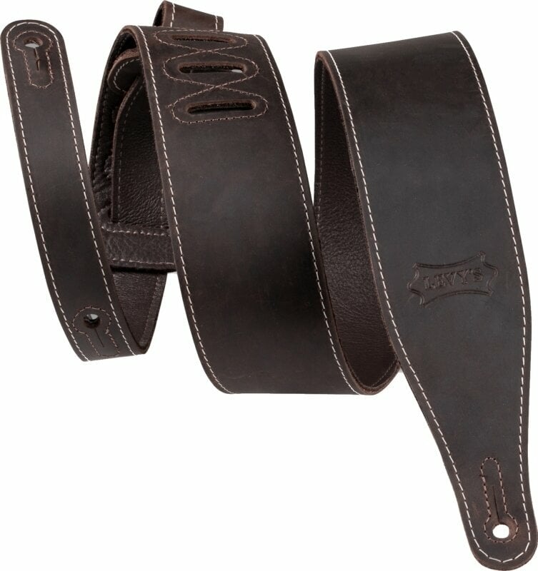 Levys M17BAS-DBR Sangle pour guitare Dark Brown