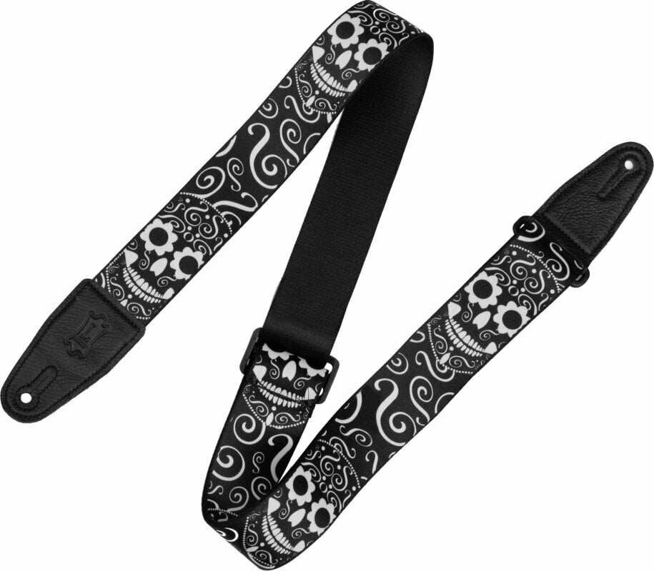 Levy's Calaca Sangle pour guitare Skulls
