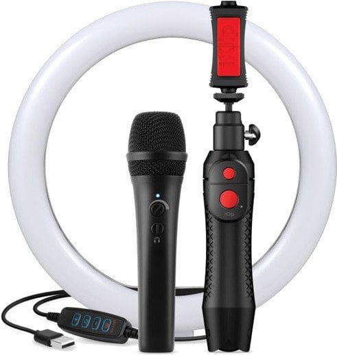 IK Multimedia iRig Mic Video Creator HD Bundle Microphone pour Smartphone